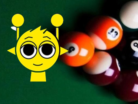 Gêm Spunki 2Players Billiard  ar-lein