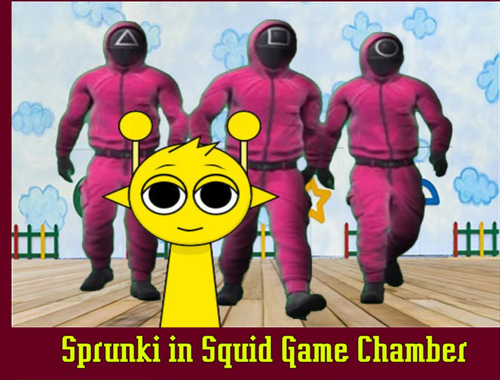 Gêm Spunki yn siambr gêm sgwid  ar-lein
