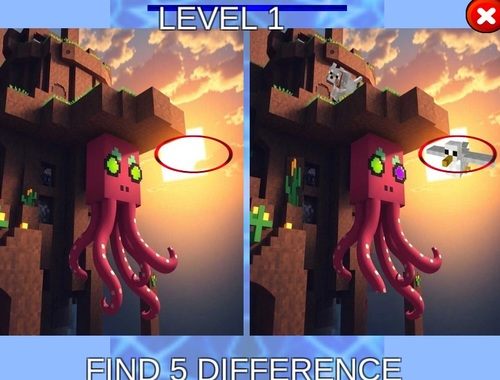 Gêm Anomaledd Squid Minecraft  ar-lein