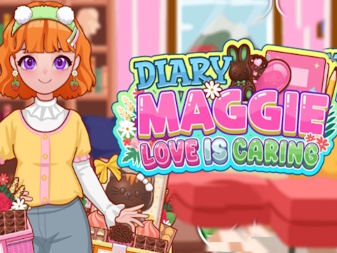 Gêm Dyddiadur Maggie: Mae cariad yn gofalu  ar-lein