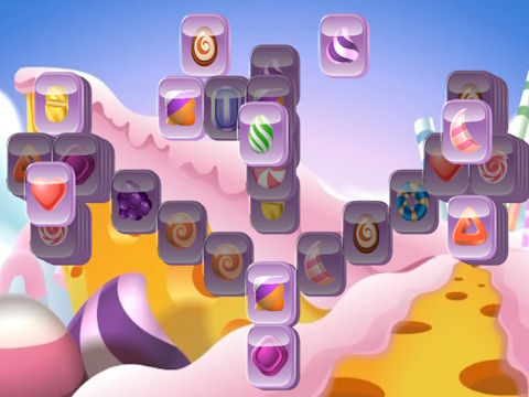 Gêm Candy Mahjong ar-lein