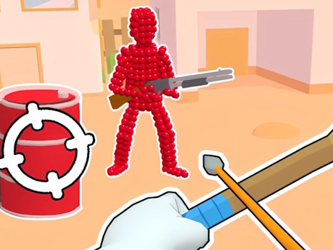 Gêm Archer Stickman: saethu saethau at goch  ar-lein