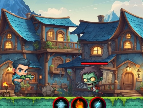 Gêm Slayer Zombie 2  ar-lein