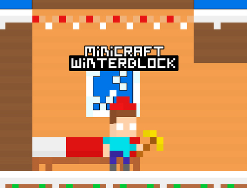 Gêm Bloc gaeaf miniCraft  ar-lein