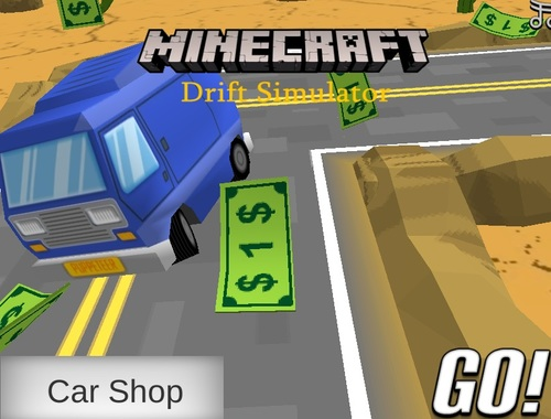 Gêm Efelychydd drifft minecraft  ar-lein