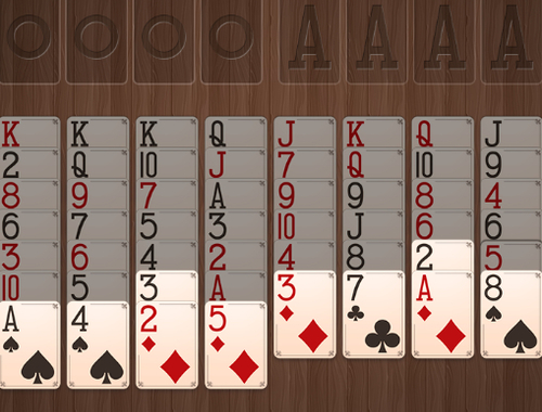 Gêm Solitaire freecell am ddim  ar-lein