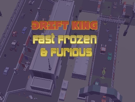 Gêm Drift King wedi'i rewi'n gyflym ac yn gandryll  ar-lein