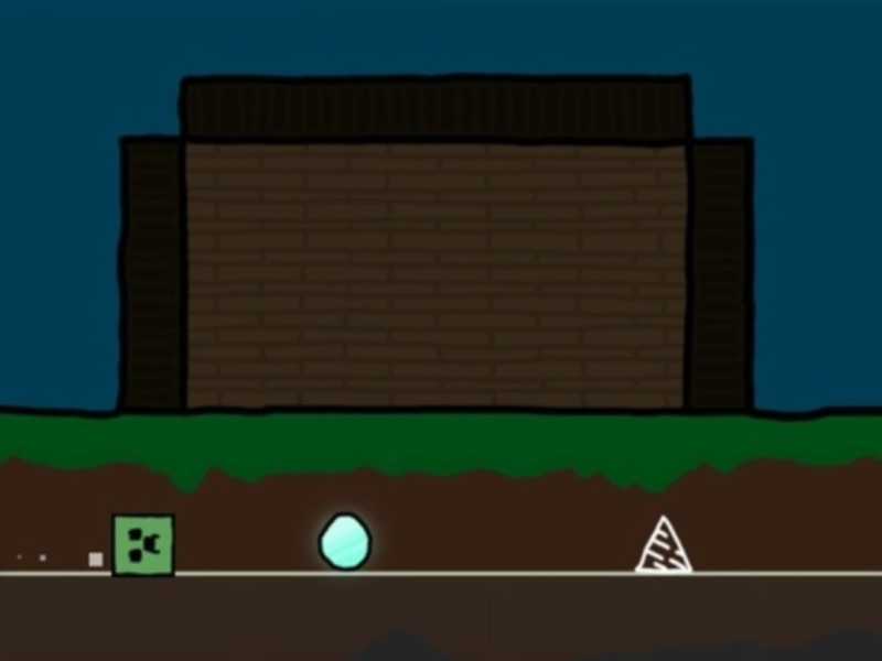 Gêm Brech geometreg ond mcraft  ar-lein