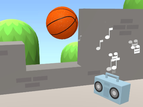 Gêm Bownsio pêl -fasged dunk  ar-lein