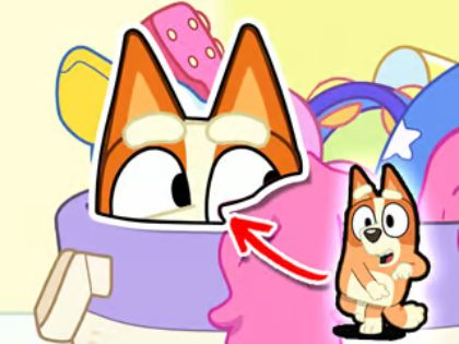 Gêm Pos Jig -so: Bluey Hide & Seek  ar-lein