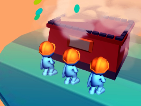 Gêm Brics Rush 3D  ar-lein