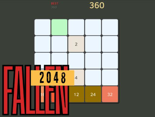 Gêm Wedi cwympo 2048  ar-lein