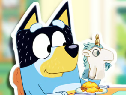 Gêm Pos Jig -so: Amser Teganau Bluey  ar-lein