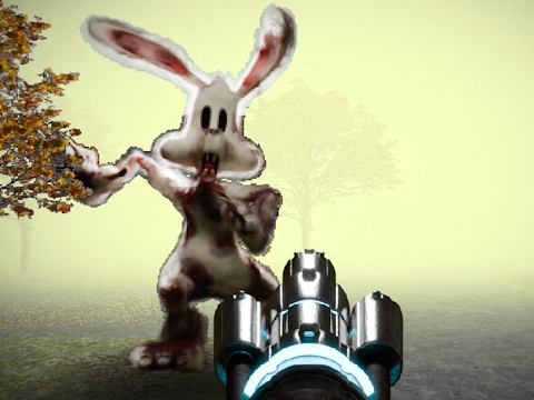 Gêm Bunnies Pasg Zombie  ar-lein