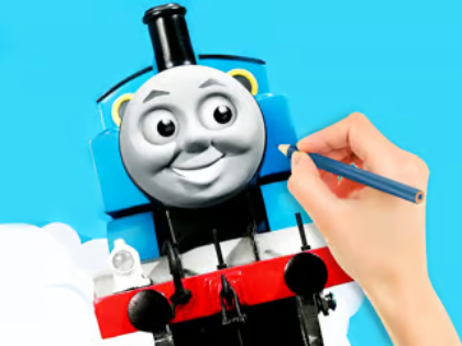 Gêm Llyfr Lliwio: Thomas & Friends  ar-lein