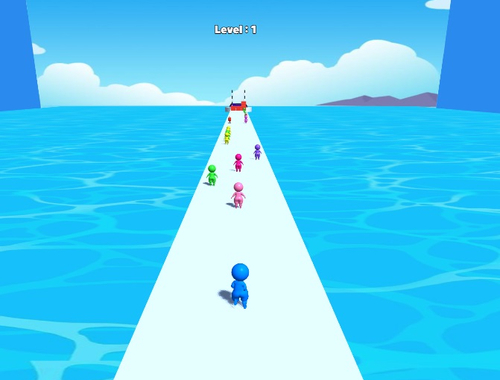 Gêm Stickman Collect Run  ar-lein