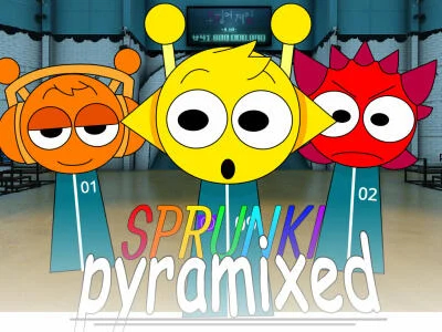 Gêm Pyramixed spunki: gêm sgwid  ar-lein