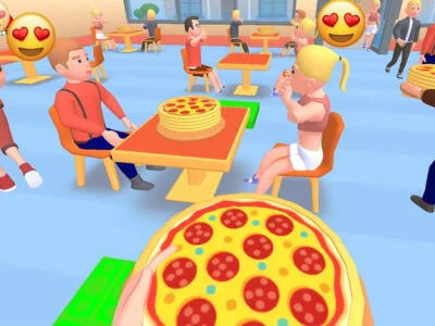 Gêm Efelychydd pizza  ar-lein