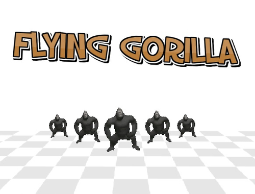 Gêm Hedfan gorila 3d  ar-lein