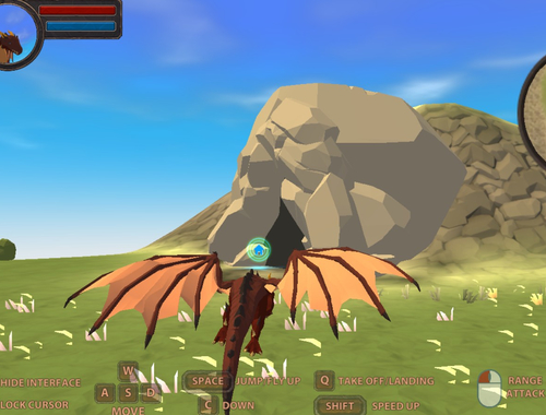 Gêm Efelychydd draig 3d  ar-lein
