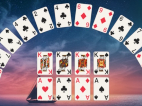 Gêm Solitaire Crescent  ar-lein
