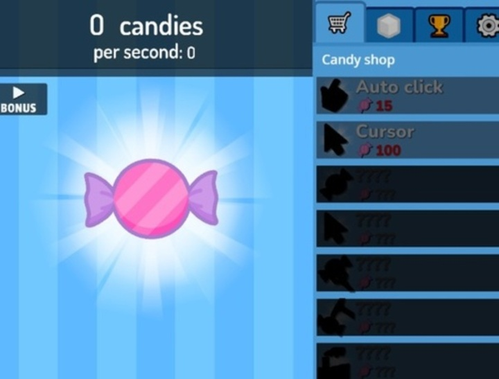 Gêm Cliciwr Candy 2  ar-lein