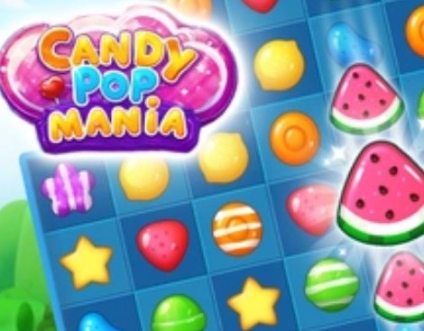 Gêm Mania pop candy  ar-lein