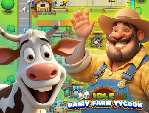 Gêm Tycoon fferm laeth segur  ar-lein