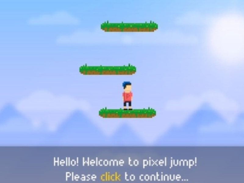 Gêm Neidio Pixel yn y pen draw  ar-lein
