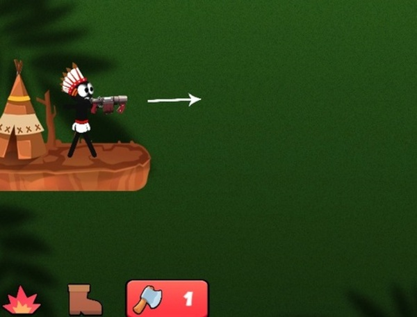 Gêm Brwydr saeth Stickman  ar-lein