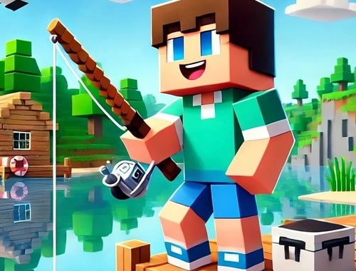 Gêm Pysgota hwyl noob  ar-lein