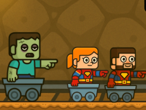 Gêm 2 chwaraewr blockminer dianc  ar-lein
