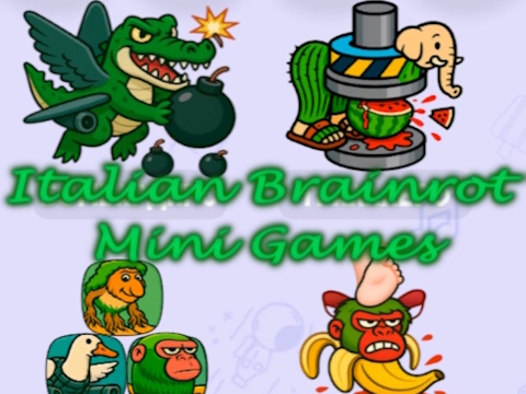 Gêm Gemau Mini Brainrot Eidalaidd  ar-lein