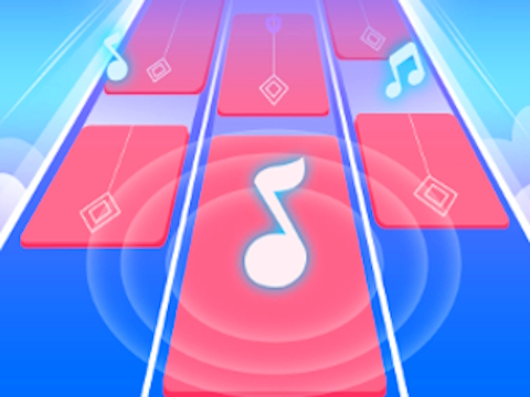 Gêm Cerddoriaeth piano hud  ar-lein