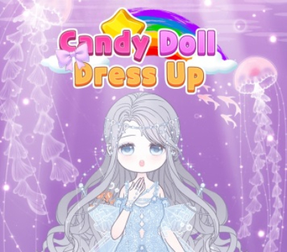 Gêm Doll Candy Gwisgo i fyny  ar-lein