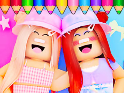 Gêm Llyfr Lliwio: roblox bestie  ar-lein