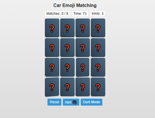 Gêm Paru emoji car  ar-lein