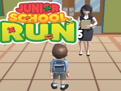 Gêm Rhediad ysgol iau  ar-lein