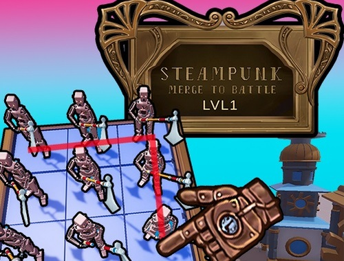 Gêm Steampunk uno i frwydro  ar-lein