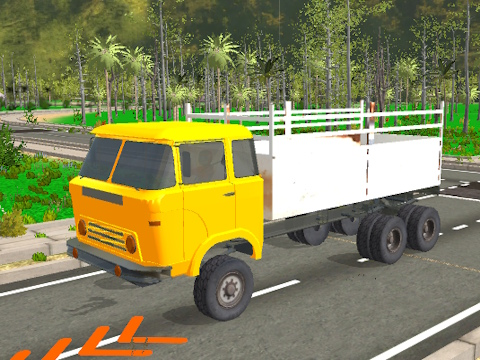 Gêm Gyrrwr Tryc Cargo Amhosib 2025  ar-lein