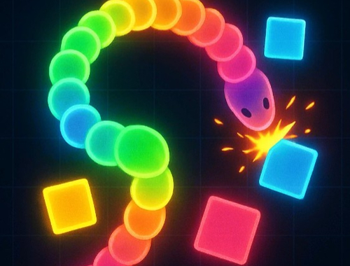 Gêm Gwrthdaro lliw frenzy neidr  ar-lein