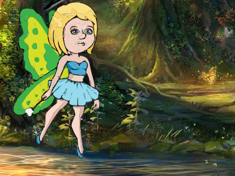 Gêm Tylwyth teg yn dod o hyd iddi darling  ar-lein