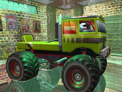 Gêm Efelychydd Offroad Truck Monster Realistig  ar-lein