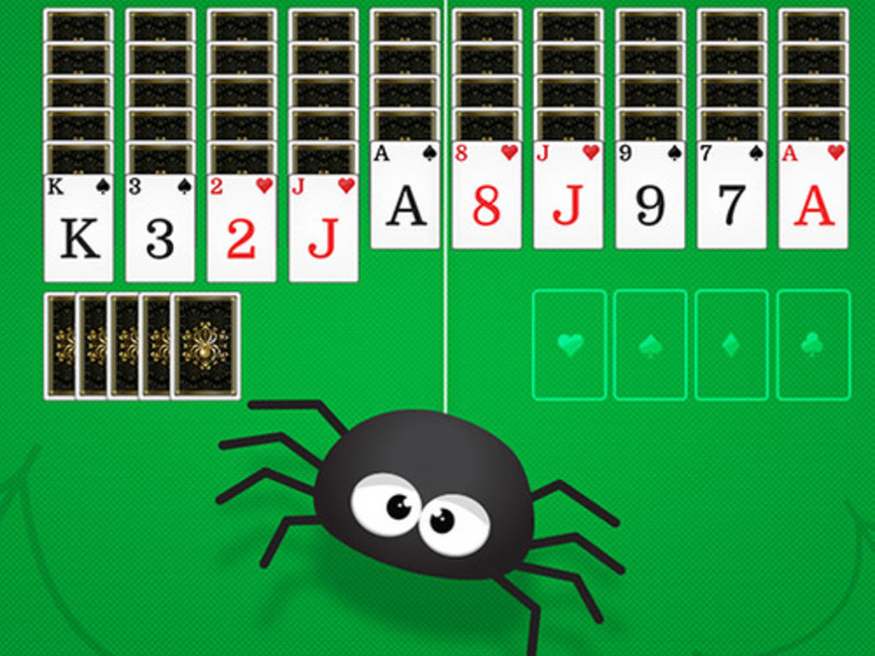 Gêm Spider Solitaire ar-lein