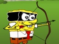 Gêm Spongebob Shoot Zombie ar-lein