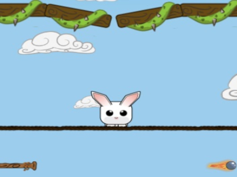 Gêm Bunny Hop Rush ar-lein
