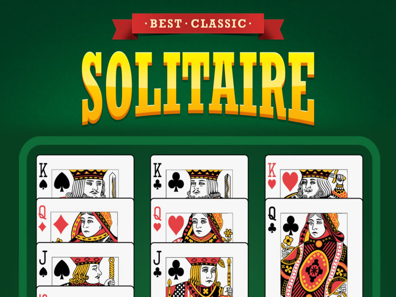 Gêm Solitaire Clasurol Gorau ar-lein