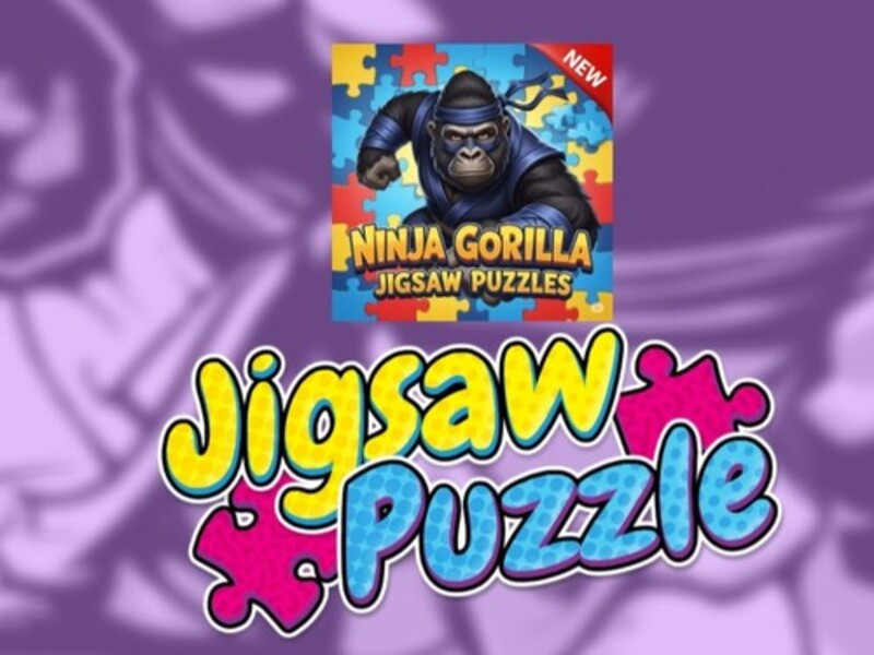 Gêm Posau jig-so ninja gorila ar-lein