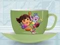 Gêm Dylunio Cwpan Coffi Dora  ar-lein