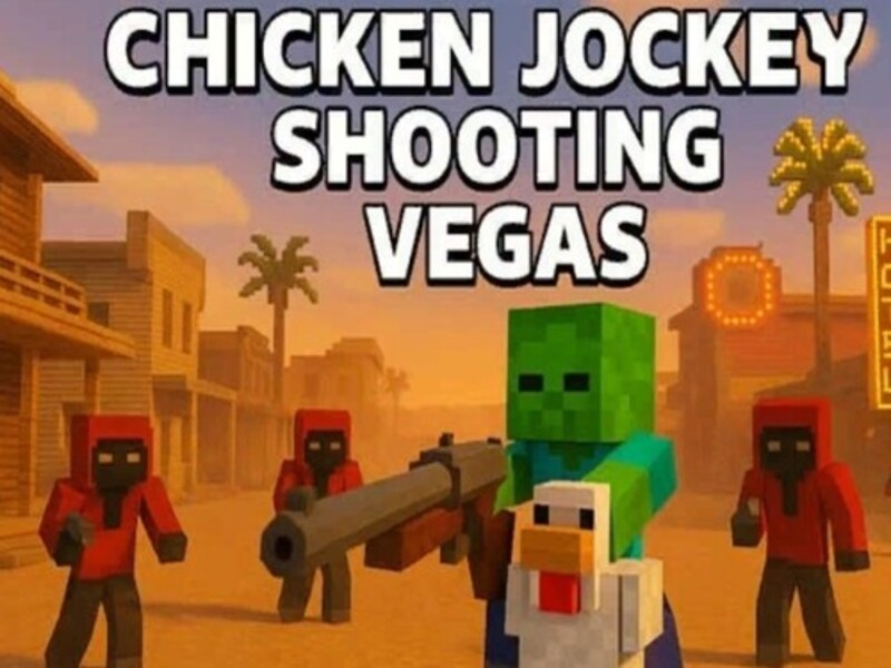 Gêm Saethu joci cyw iâr vegas ar-lein